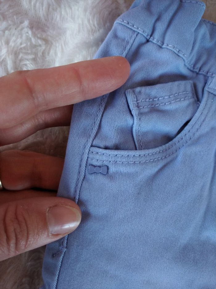 Pantalon style jeans Fille 24 mois Kiabi - photo numéro 7