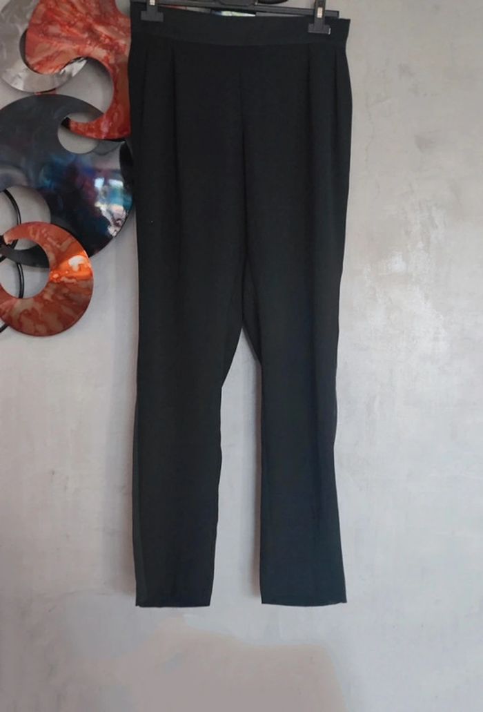 Pantalon souple noir Etam