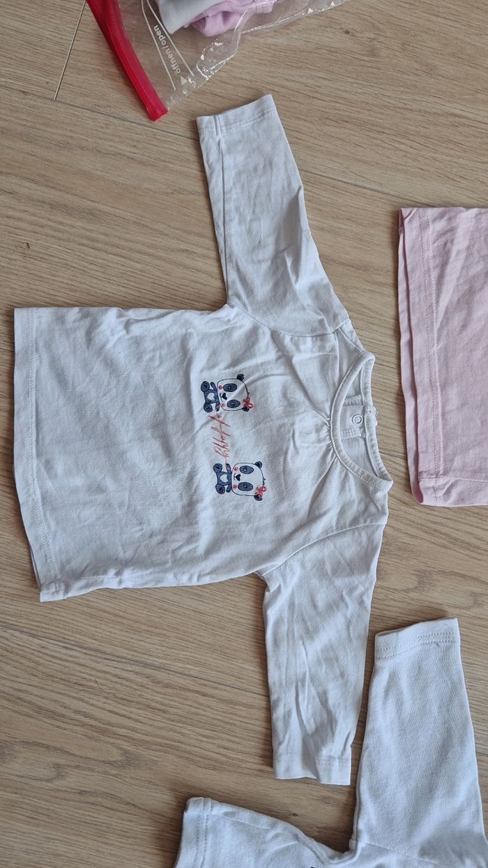 4 t-shirts manches longues 3mois - photo numéro 4