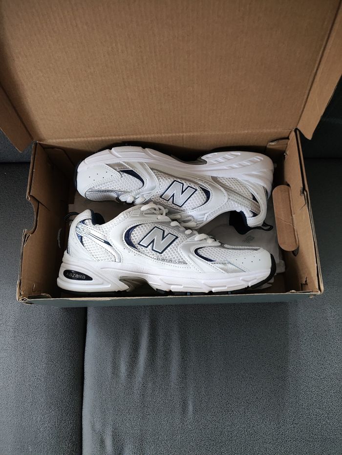 Originais New Balance 530 White Silver Navy Taille 42