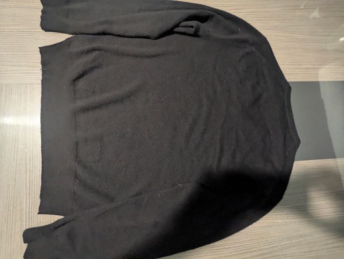 Pull Ralph Lauren noir col en V - photo numéro 4