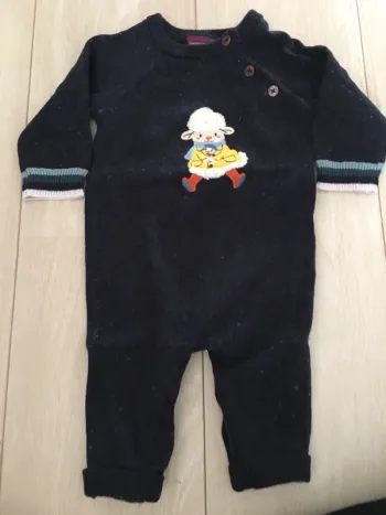 Combinaison laine 6 mois sergent major