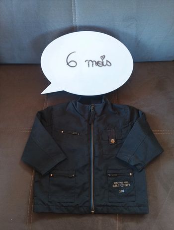 Veste zippée blouson léger Garçon 6 mois Orchestra