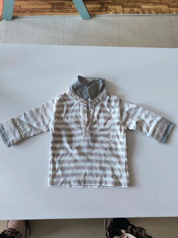 Polo manche longue 3 mois