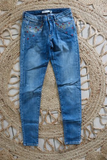 Jean slim Naf Naf brodé