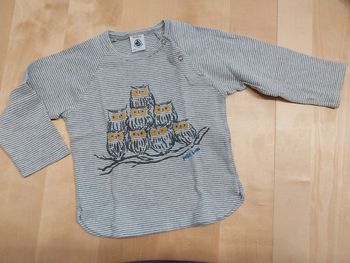 Pull bébé garçon 18 mois hiboux petit bateau