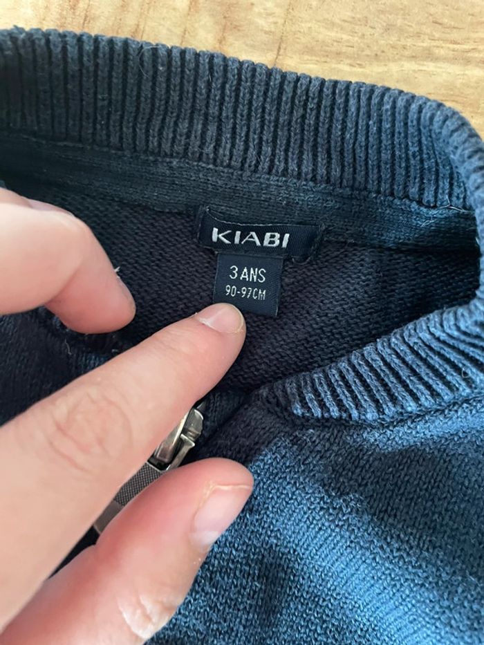 Gilet bleu marine - photo numéro 2