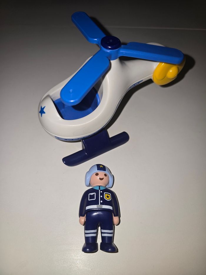 123 playmobil lot de 3 véhicules de police complets - photo numéro 2