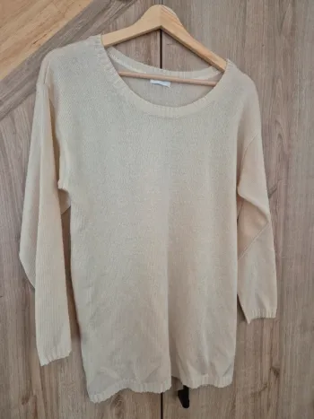 Pull léger crème  taille 40 Promod