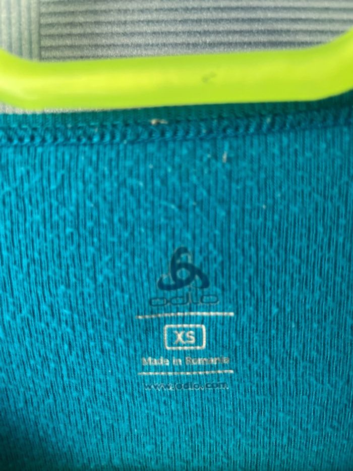 Tee shirt technique Odlo/ XS / Bleu turquoise / Excellent état - photo numéro 3