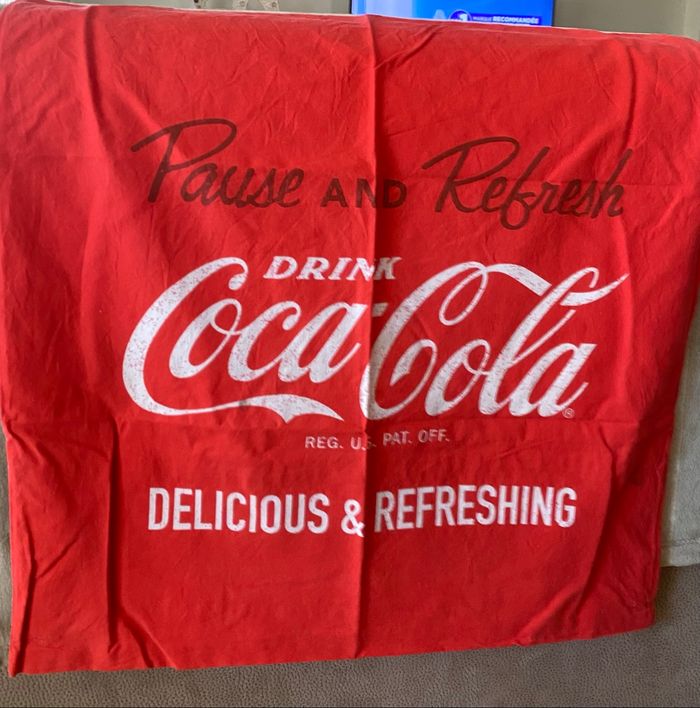 Parure de lit (housse de couette et taie oreiller) Coca Cola 1 personne - photo numéro 3