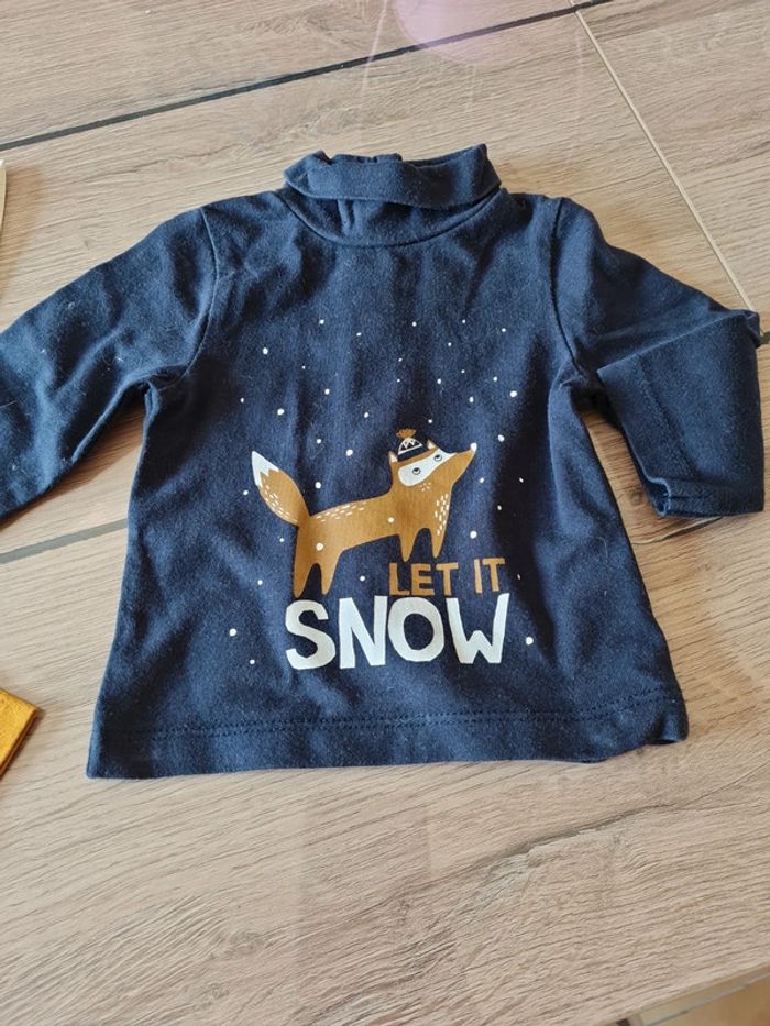 Sous pull sweat col roule - photo numéro 5