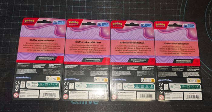 Lot de 4 Duopack Pokemon Tokopiyon Neuf - photo numéro 2