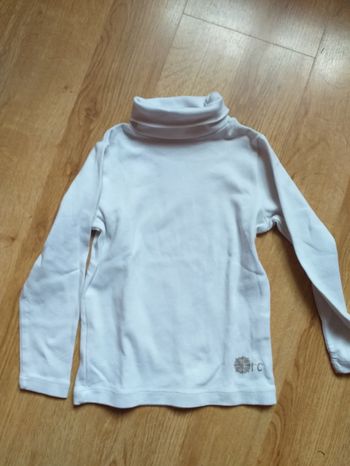Sous pull blanc taille 3 ans orchestra
