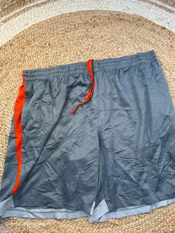 Short Starter Homme Gris/Blanc/Orange Taille XXXL | Très Bon État | SNVintagefr | BS414