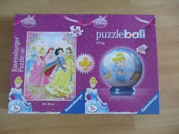 Puzzle princesses Disney + puzzle ball Cendrillon
