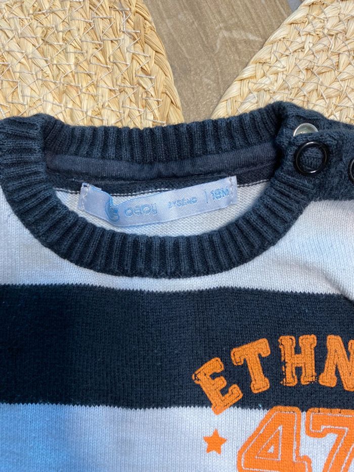 Pull fin garçon  – Taille 18 mois - photo numéro 3