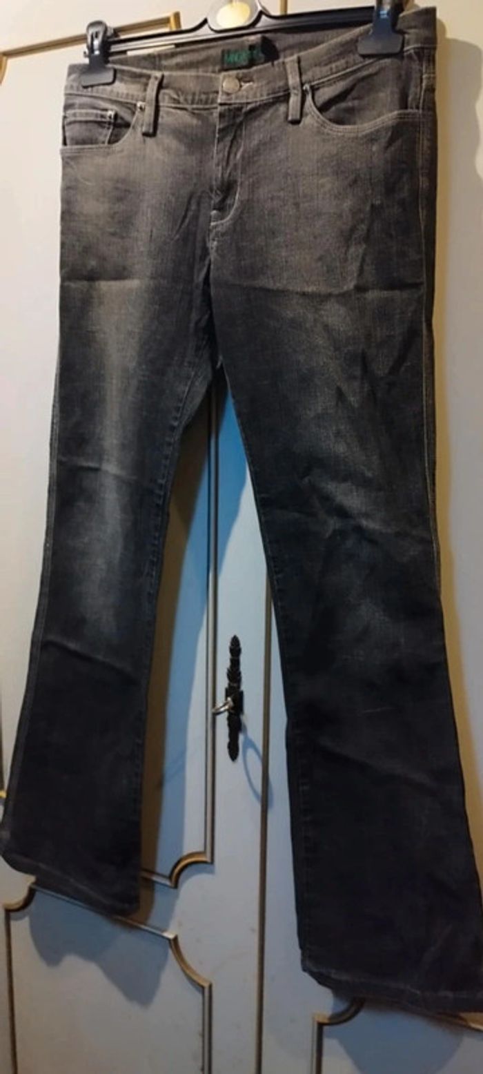 Pantalon en jeans patte d'éléphant