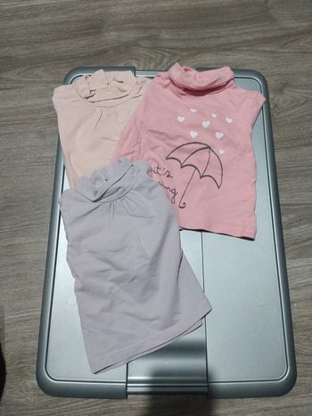 Lot de 3 sous pull fille