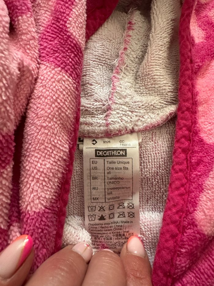 Sortie de bain / poncho - photo numéro 4