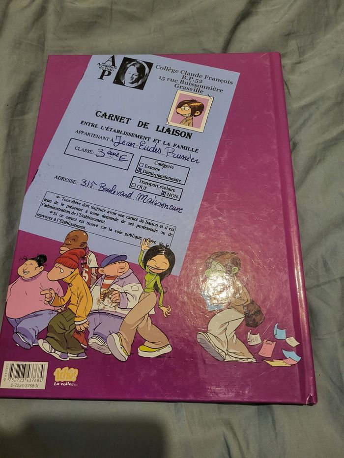 Bande dessinée Zap Collège Tome 1 premières classes - photo numéro 2