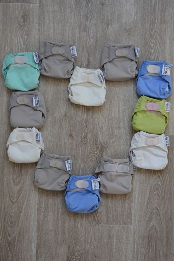 Lot de 12 couches lavables pop in Newborn