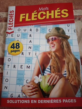 Livre cahier Mots fléchés