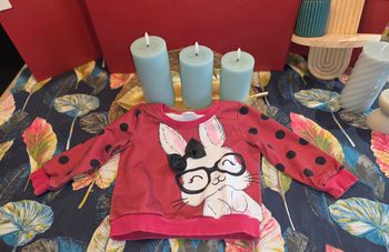 Pull rouge 2 ans