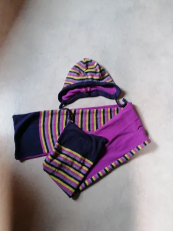 Bonnet et écharpe fille