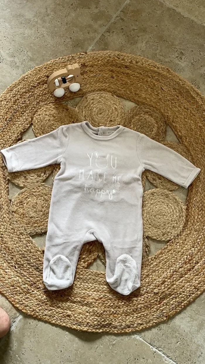 Pyjama velours 3 mois
