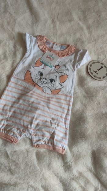 Combinaison marie Aristochats Disney baby