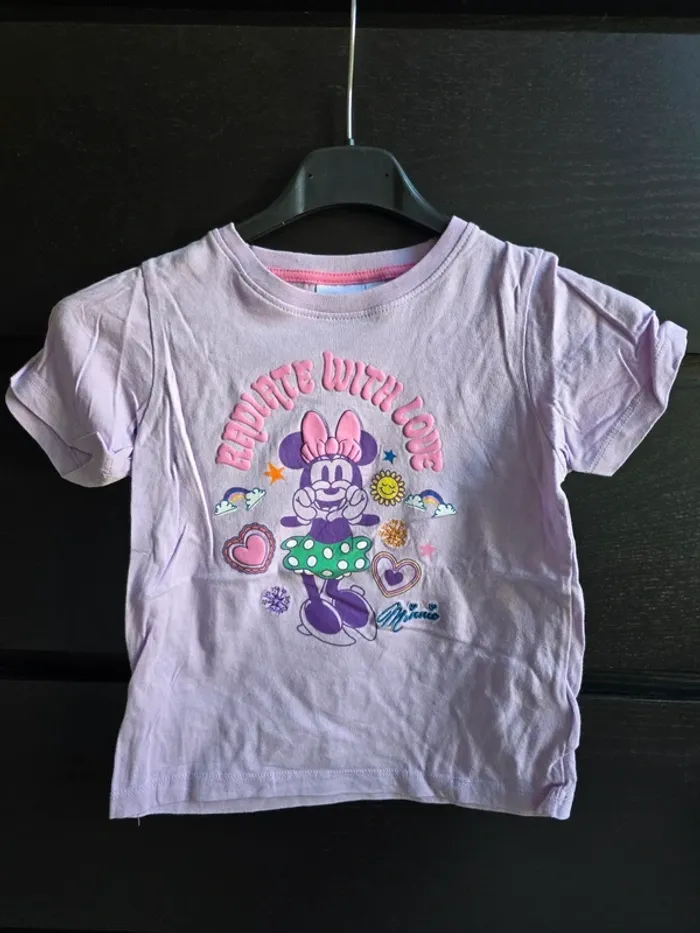 Tee-shirt violet minnie Disney