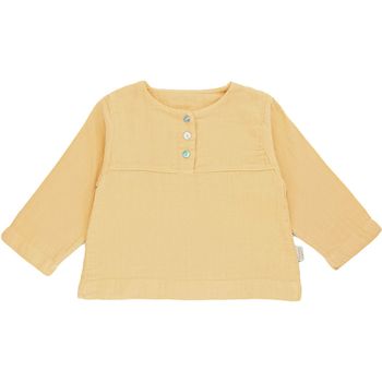 Blouse à manches longues 1 mois en coton bio Poudre Organic