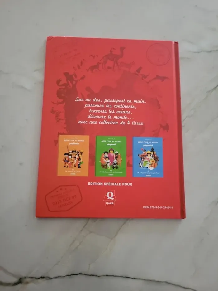 Livre Mon tour du monde avec Playmobil - photo numéro 2