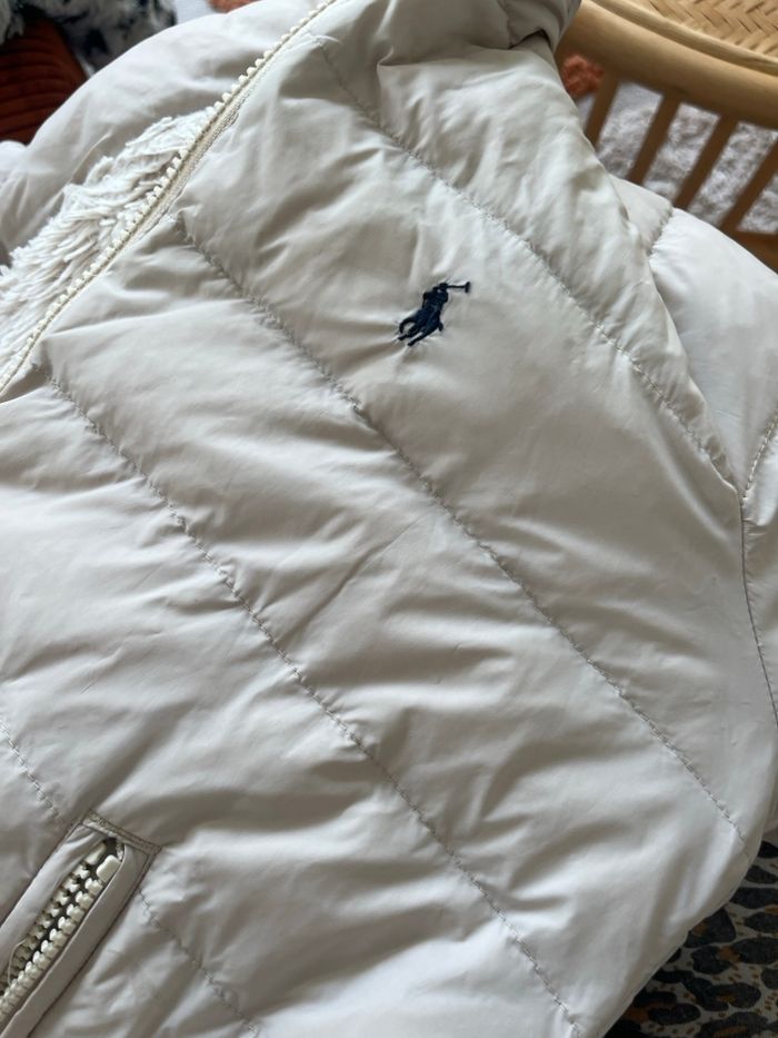 Manteau, doudoune, réversible, creme 12/14 ans  Ralph Lauren - photo numéro 7