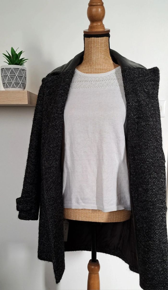 Manteau Comptoir Des Cotonniers en laine - photo numéro 8