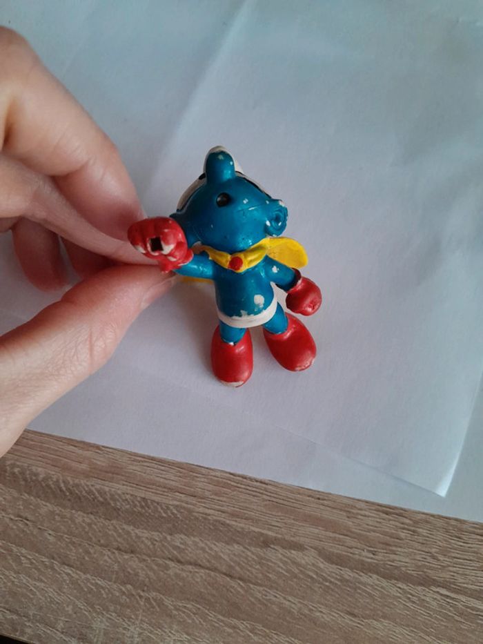 Magnifique super stroumpf ancien vintage - photo numéro 2