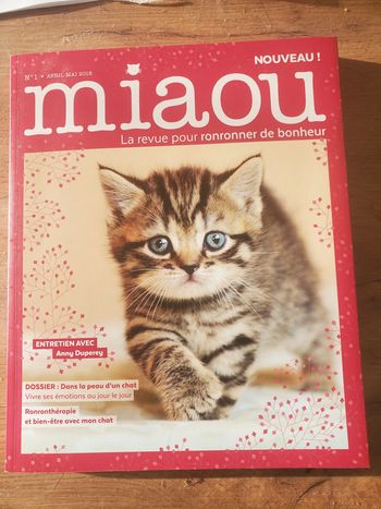Revue Miaou sur les chats 1er numéro
