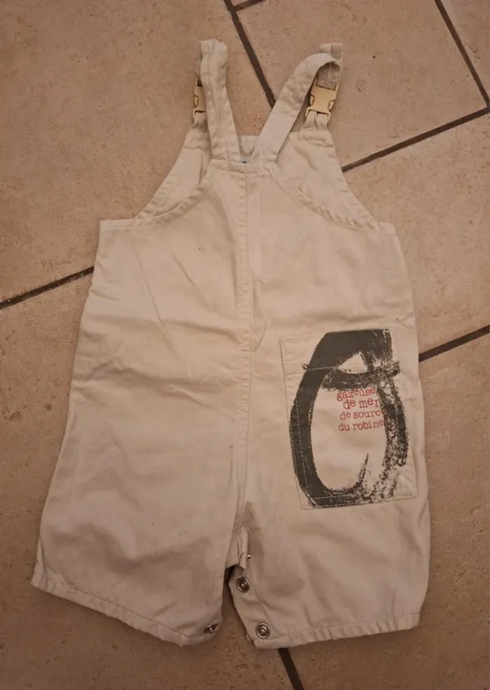 Salopette - Petit Bateau - 6 mois - photo numéro 2