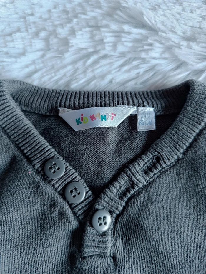 Pull sans manches col V T. 24 mois Kid kanaï - photo numéro 4