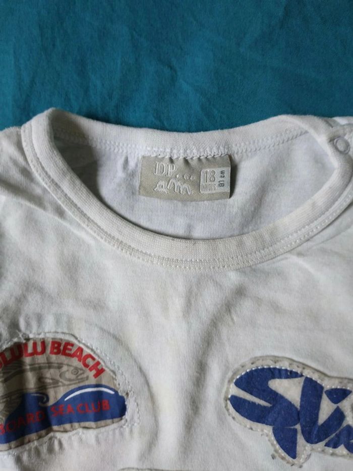 T-shirt DPAM garçon 18 mois - photo numéro 2