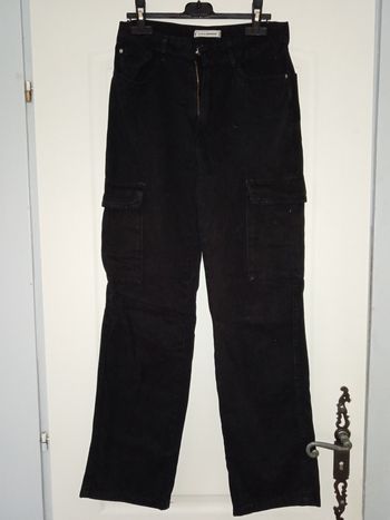 Pantalon cargo noir taille 36