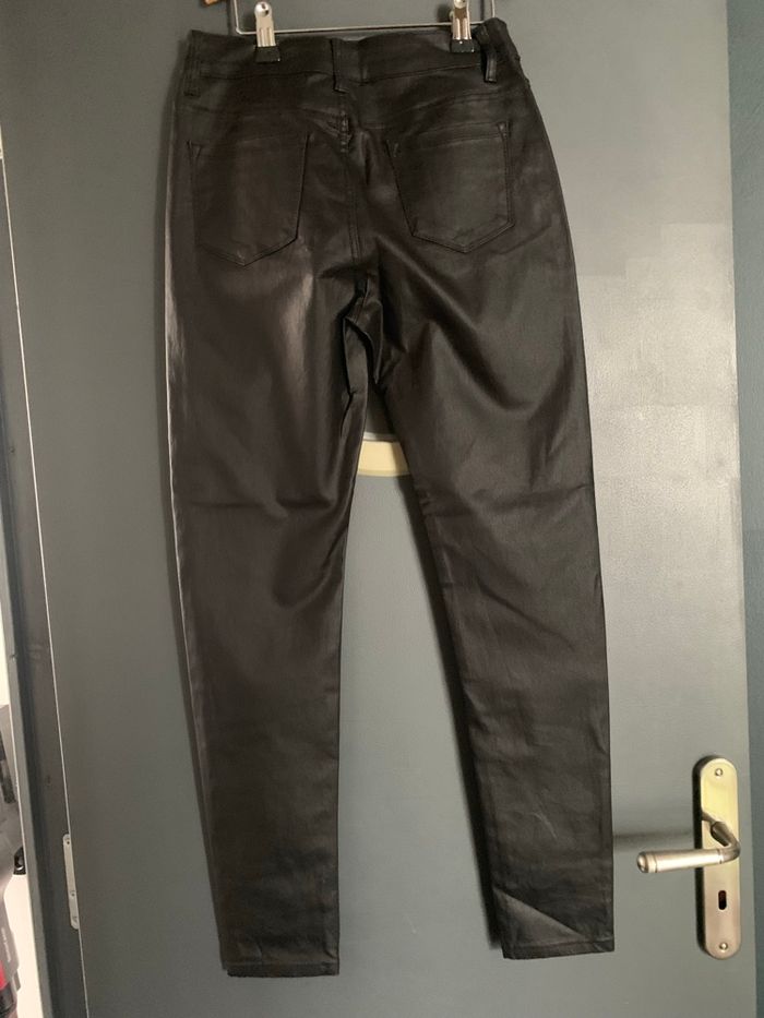 Pantalon simili noir taille 38 i dodo - photo numéro 8