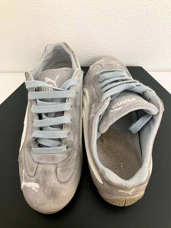 Puma Speedcat OG ‘Grey-Sky Blue’ / White - photo numéro 3