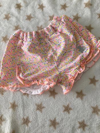 Short fleurie 12 mois