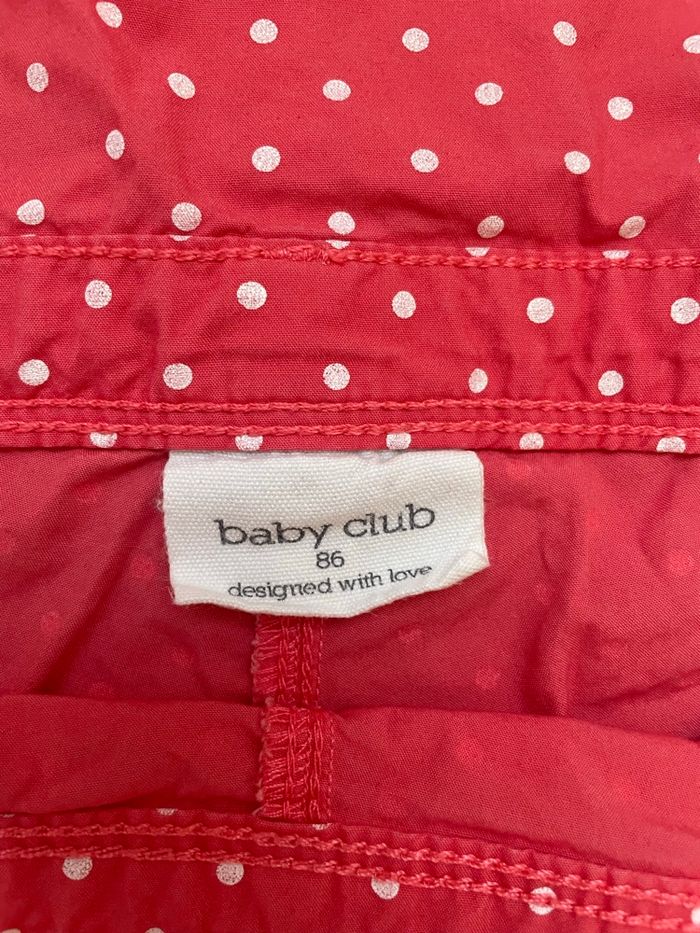 Salopette C&A rouge et blanche 18 mois - photo numéro 4