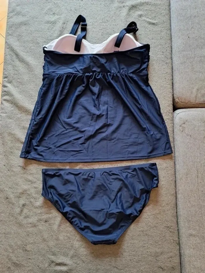 Maillot de bain bleu 2 pièces en XL - photo numéro 2