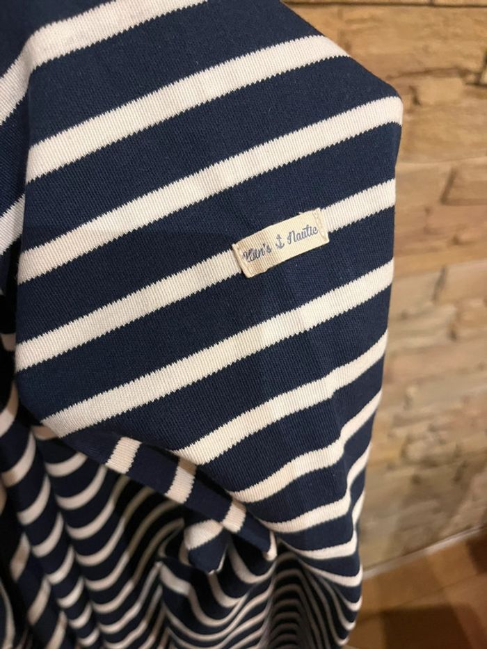 Marinière classique bleu et blanc taille L - photo numéro 5