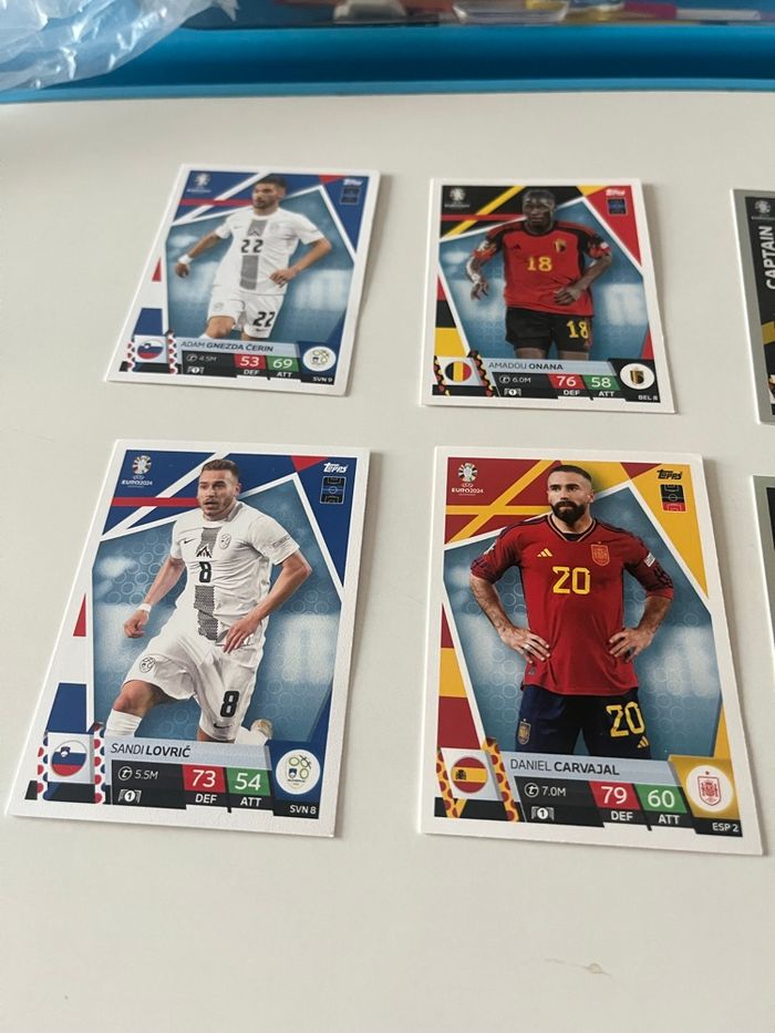 Lot 8 carte de foot euro 2024 - photo numéro 2