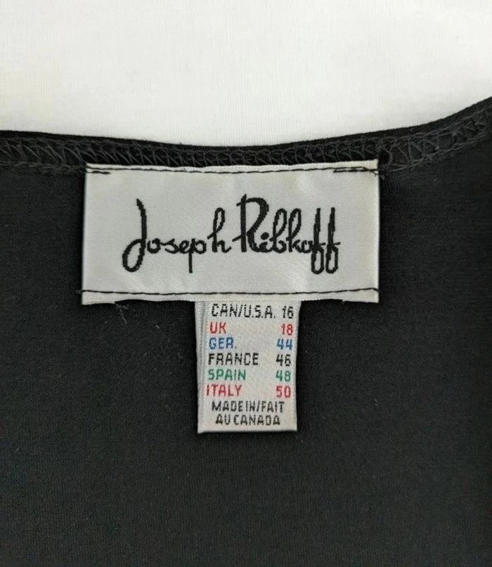 Robe noire longue chic - Joseph Ribkoff - taille 46 - photo numéro 6